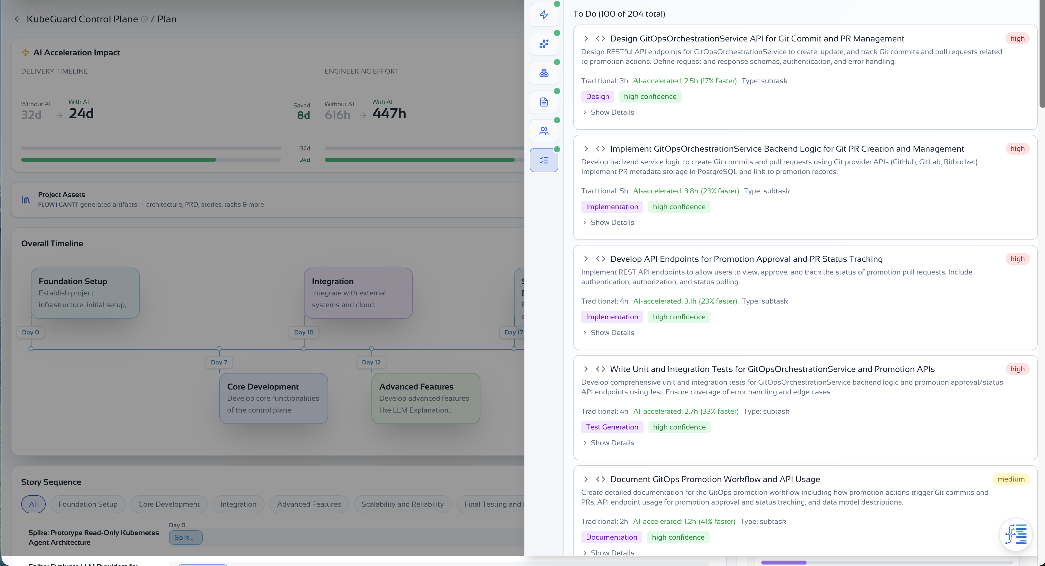 Downloading architecture Markdown from FLOWiGANTT project assets